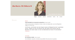 Desktop Screenshot of barbaradribbusch.de