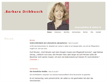 Tablet Screenshot of barbaradribbusch.de